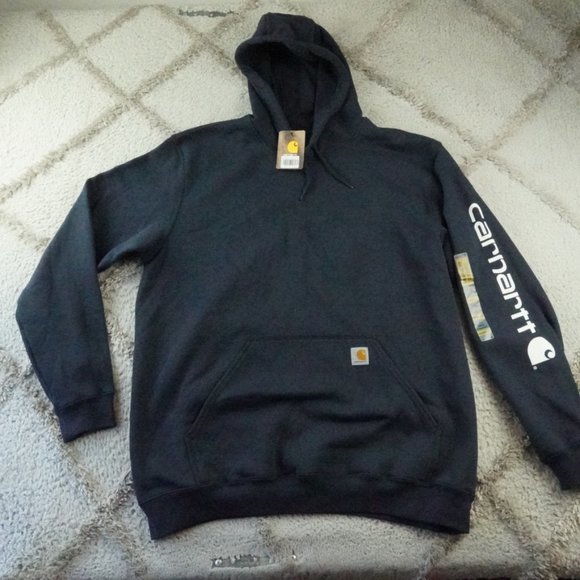 Carhartt Hoodie Mens Adult Extra Large Tall XLT Blue White Spell Out NEW  tourism.sg.gov.lk